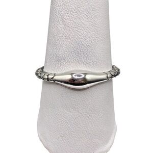 Michael Dawkins sterling silver pebble ring